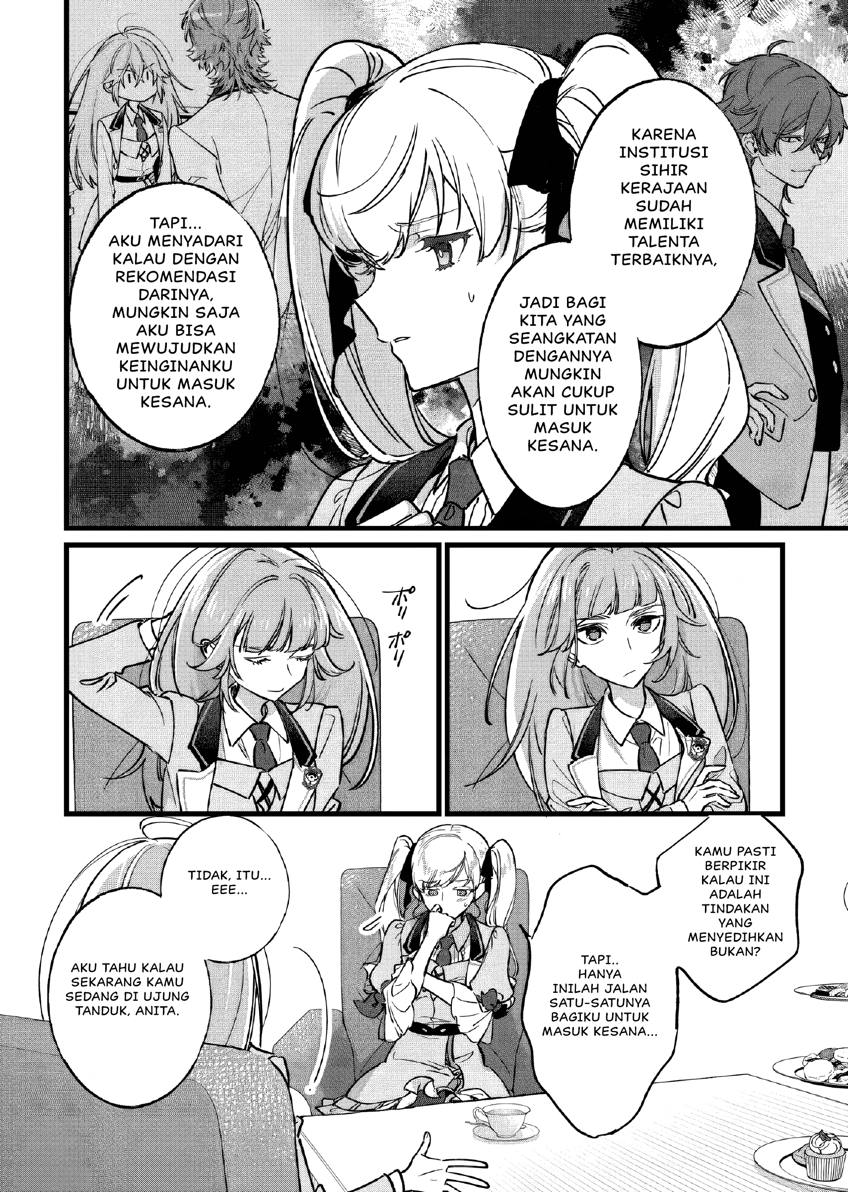 Doteihen Reijou ni Hyoui shita 800-nenmae no Akujo wa Hissori Seishun wo Tanoshindeiru. Chapter 3 - halaman 16