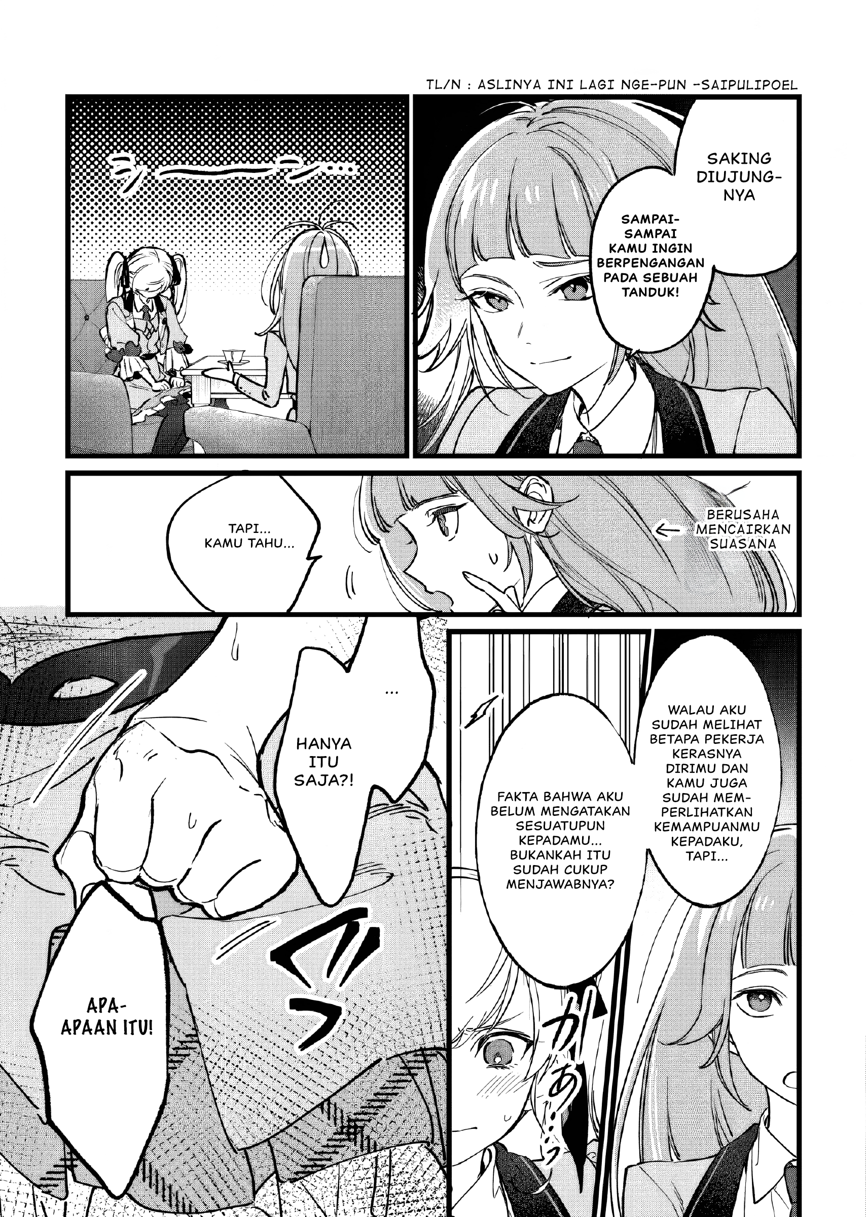 Doteihen Reijou ni Hyoui shita 800-nenmae no Akujo wa Hissori Seishun wo Tanoshindeiru. Chapter 3 - halaman 17