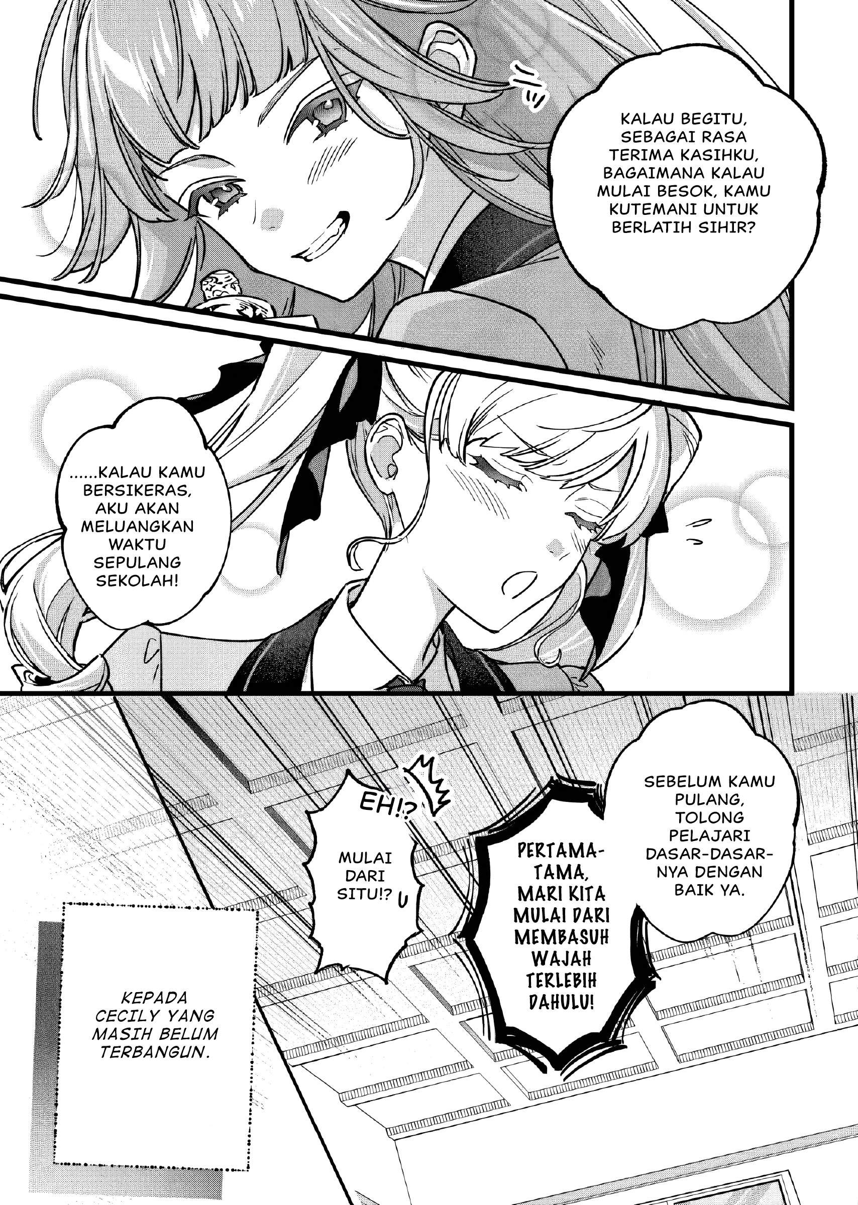 Doteihen Reijou ni Hyoui shita 800-nenmae no Akujo wa Hissori Seishun wo Tanoshindeiru. Chapter 3 - halaman 23