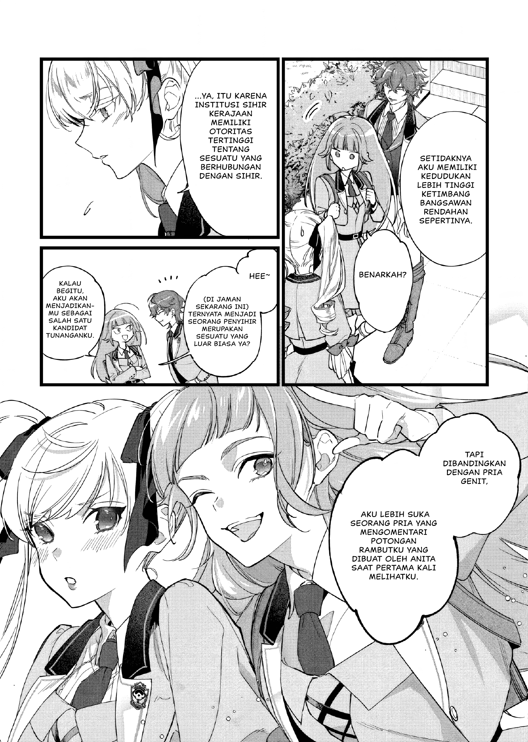 Doteihen Reijou ni Hyoui shita 800-nenmae no Akujo wa Hissori Seishun wo Tanoshindeiru. Chapter 3 - halaman 9
