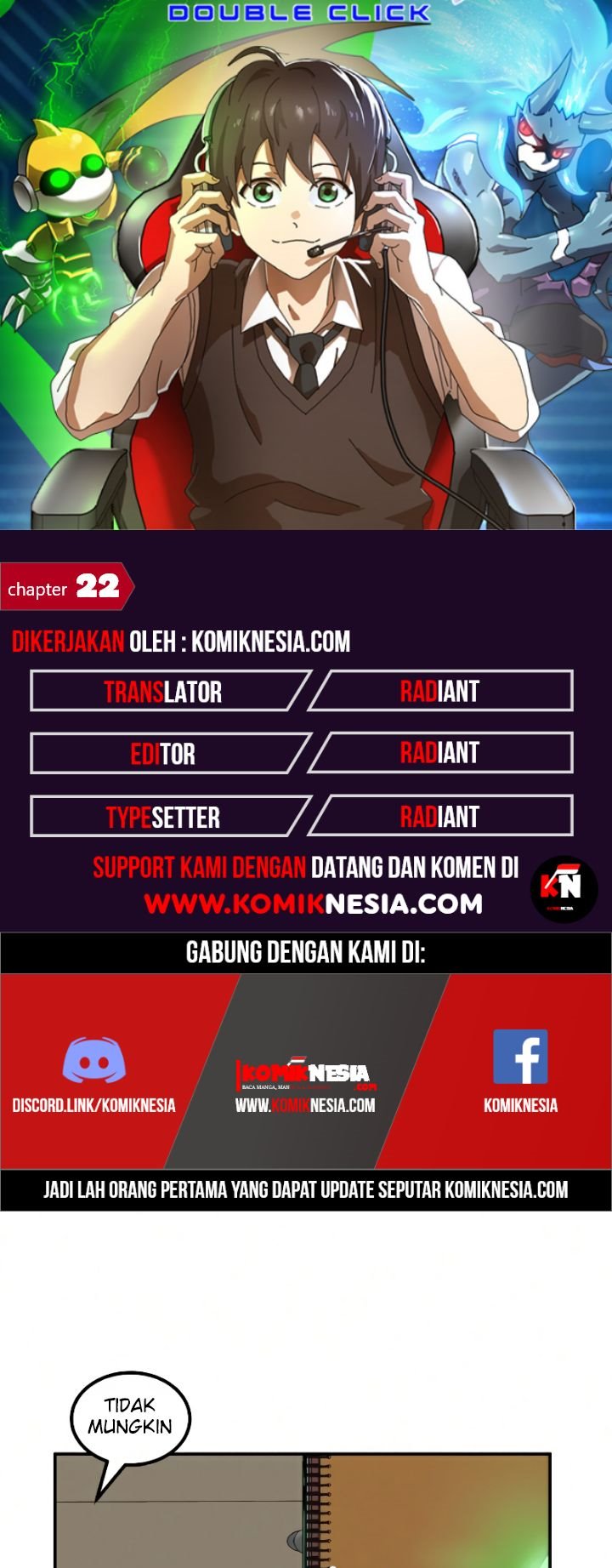 Double Click Chapter 22 - halaman 1