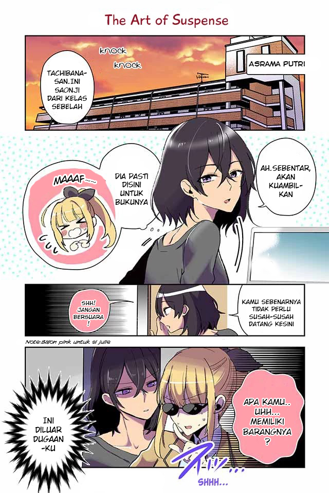 Doukyuusei no Oshi Sakka ni Yuri Mousou ga Bareta Kekka Chapter 2 - halaman 1