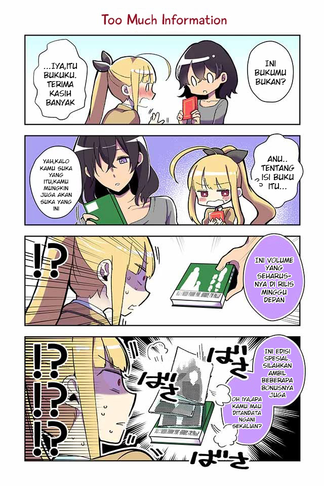 Doukyuusei no Oshi Sakka ni Yuri Mousou ga Bareta Kekka Chapter 3 - halaman 1