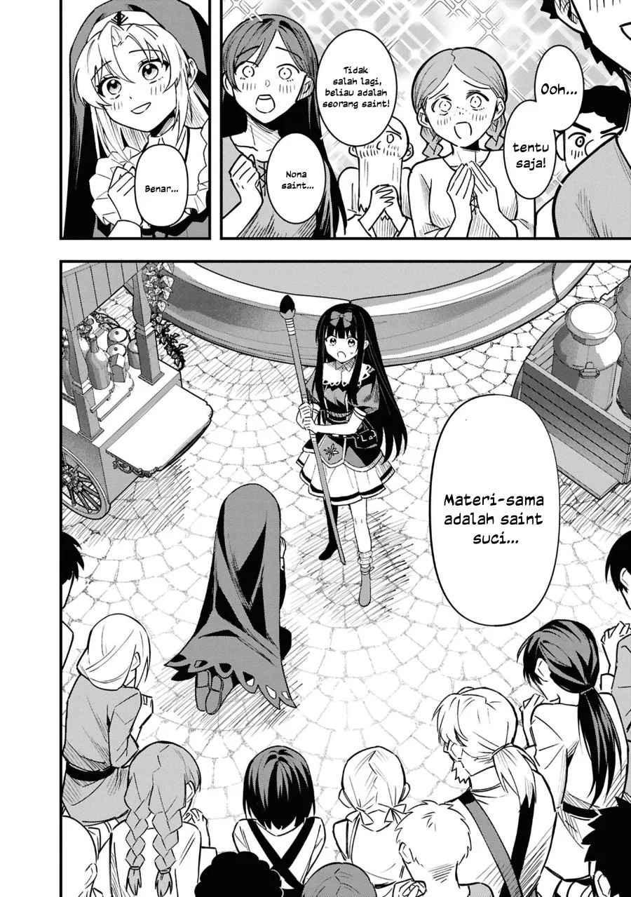Doumo, Butsuyoku no Seijo desu: Musou Skill "Clear Houshuu" de Seidai ni Kanchigai saremashita Chapter 6 - halaman 28