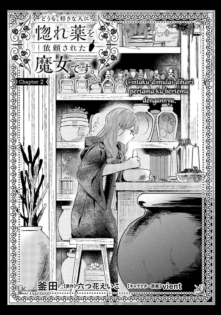 Doumo, Suki na Hito ni Horegusuri wo Irai sareta Majo desu. Chapter 2 - halaman 3