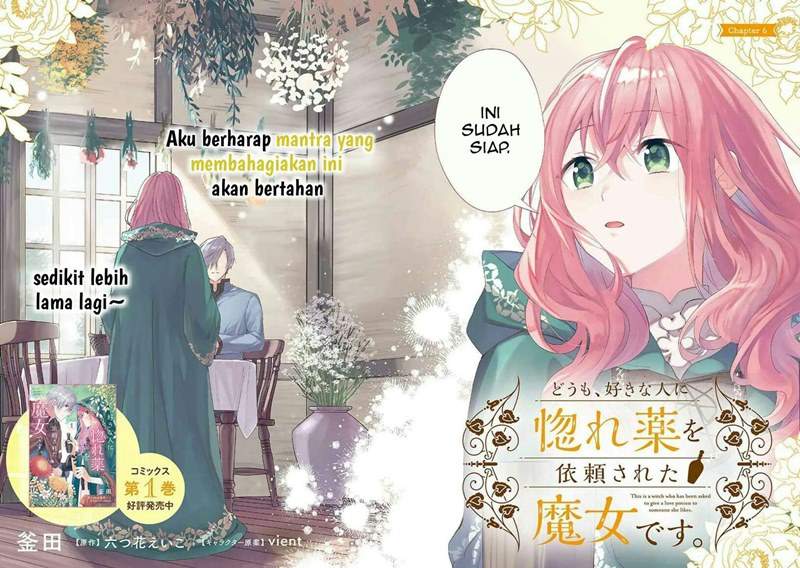 Doumo, Suki na Hito ni Horegusuri wo Irai sareta Majo desu. Chapter 6 - halaman 4