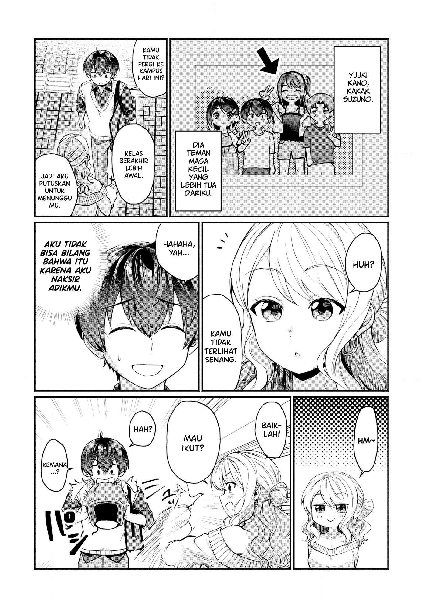 Douyara Ore wa Imadoki Gal na Toshiue Osananajimi kara Gekiomo Kanjou wo Mukerareteiru Rashii Chapter 1 - halaman 9