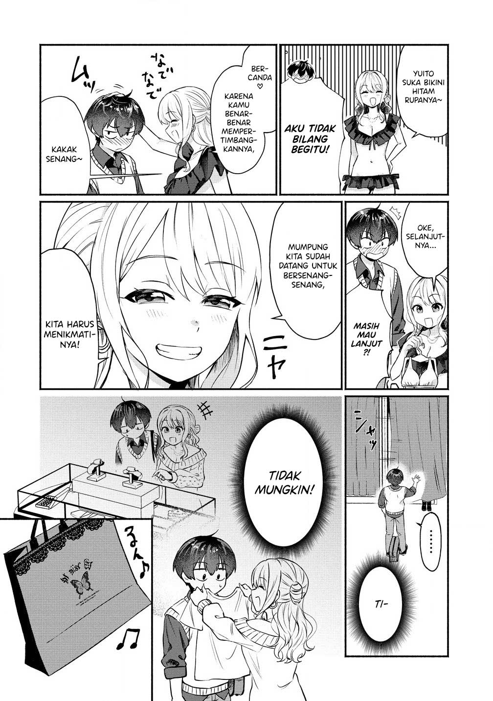 Douyara Ore wa Imadoki Gal na Toshiue Osananajimi kara Gekiomo Kanjou wo Mukerareteiru Rashii Chapter 2.1 - halaman 11