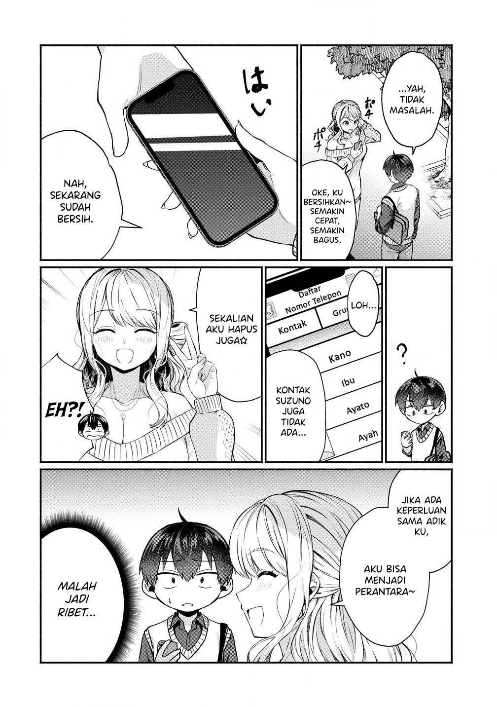 Douyara Ore wa Imadoki Gal na Toshiue Osananajimi kara Gekiomo Kanjou wo Mukerareteiru Rashii Chapter 2.1 - halaman 5