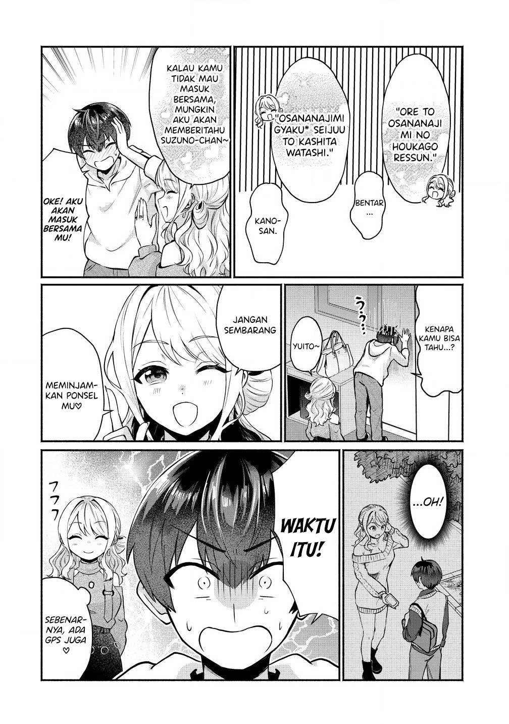 Douyara Ore wa Imadoki Gal na Toshiue Osananajimi kara Gekiomo Kanjou wo Mukerareteiru Rashii Chapter 3.2 - halaman 9