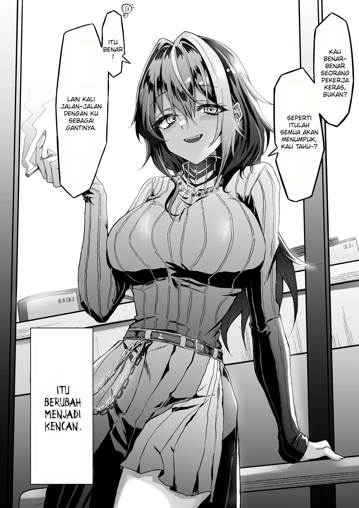 Downer Onee-san I Often Meet at the Convenience Store Chapter 3 - halaman 1