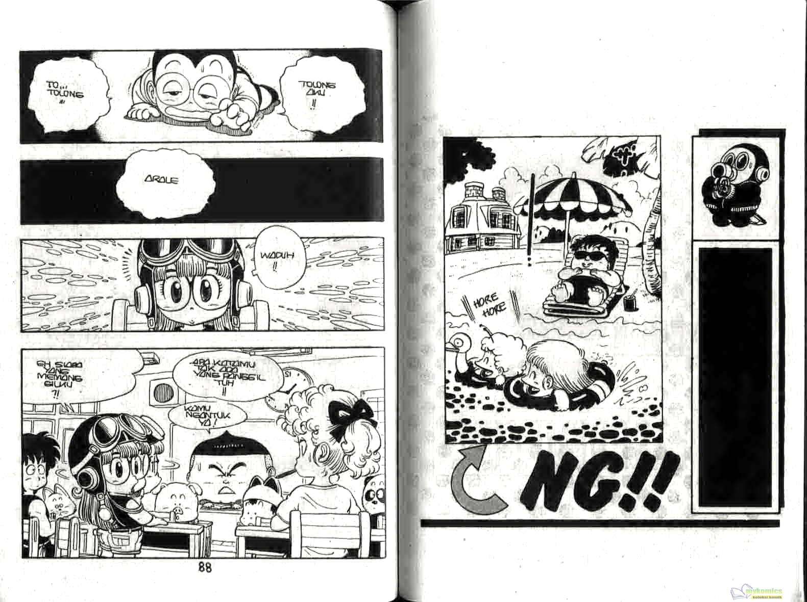Dr. Slump Chapter 13 - halaman 46