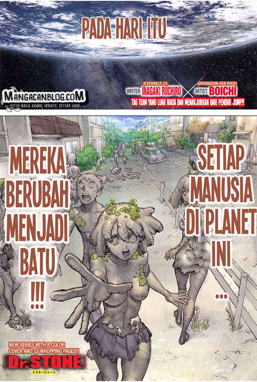 Dr. Stone Chapter 1 - halaman 1