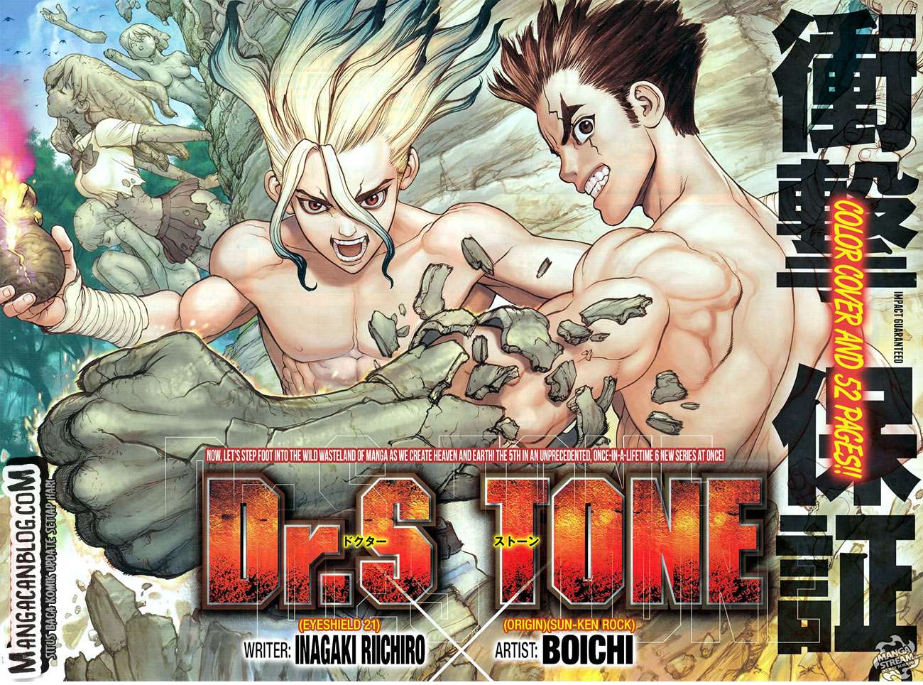 Dr. Stone Chapter 1 - halaman 2