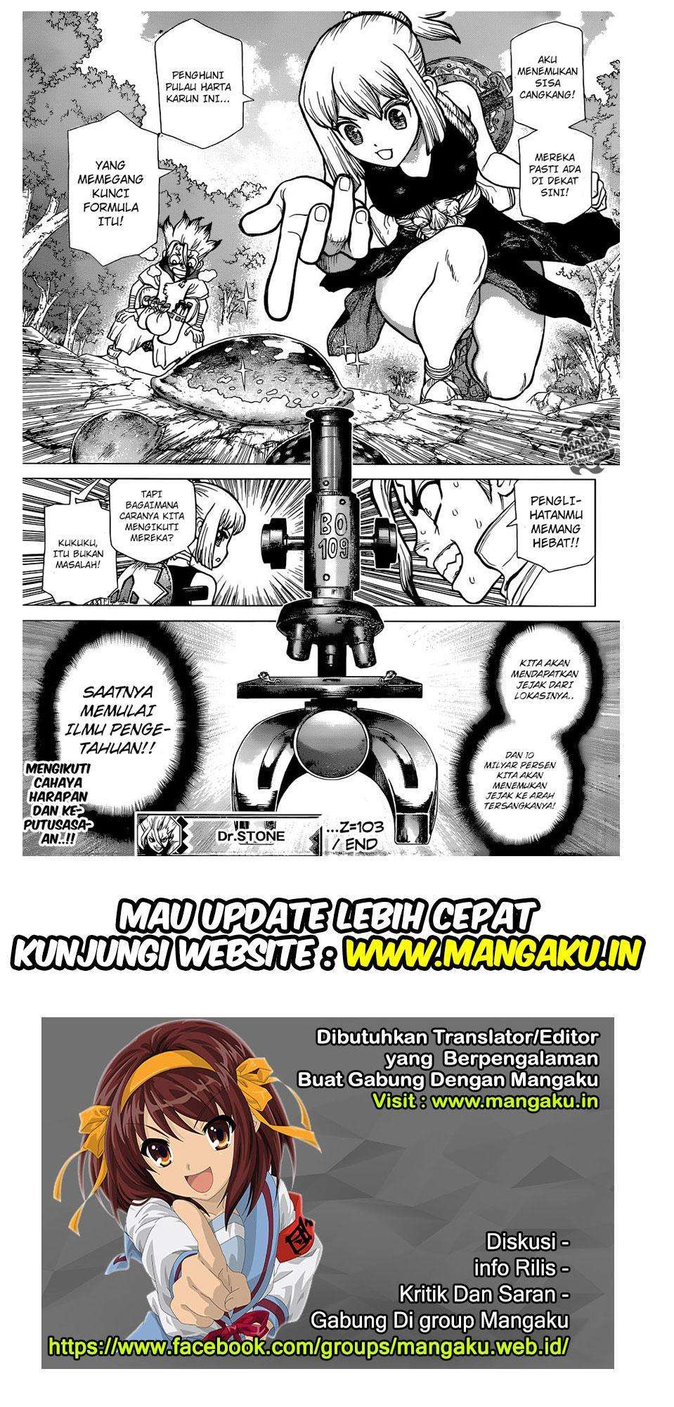 Dr. Stone Chapter 103 - halaman 19