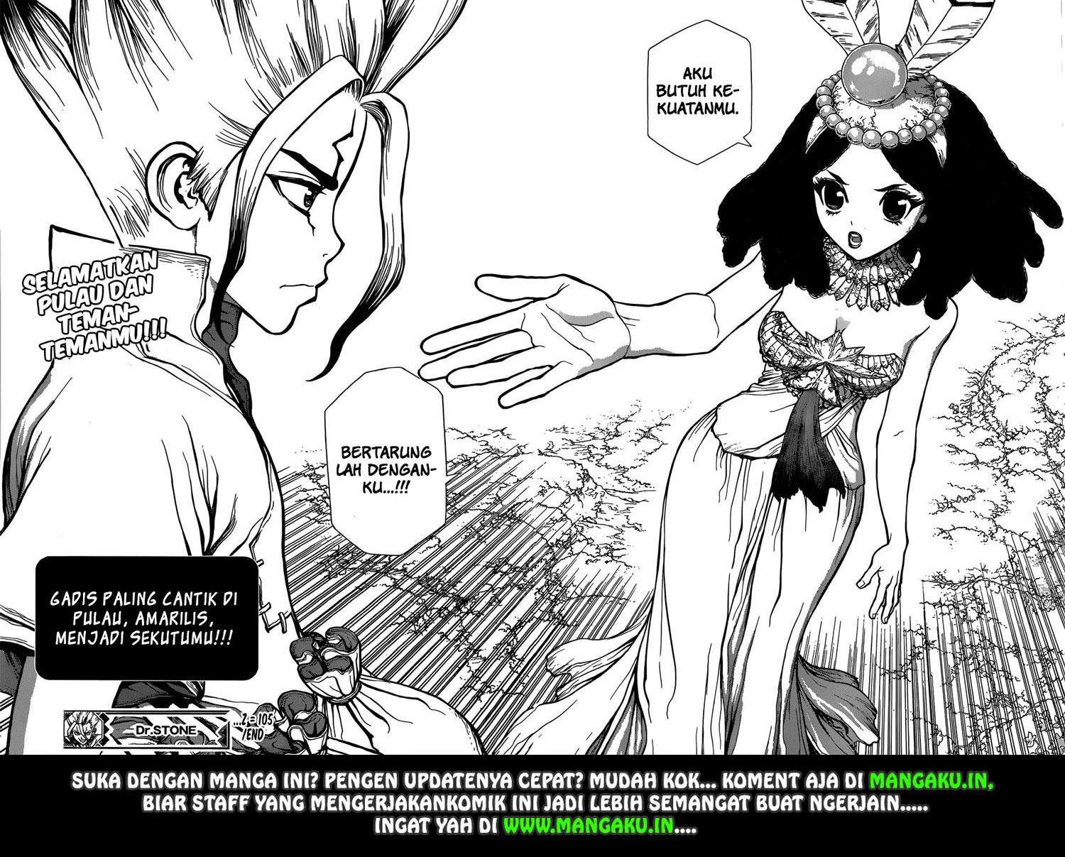 Dr. Stone Chapter 105 - halaman 17