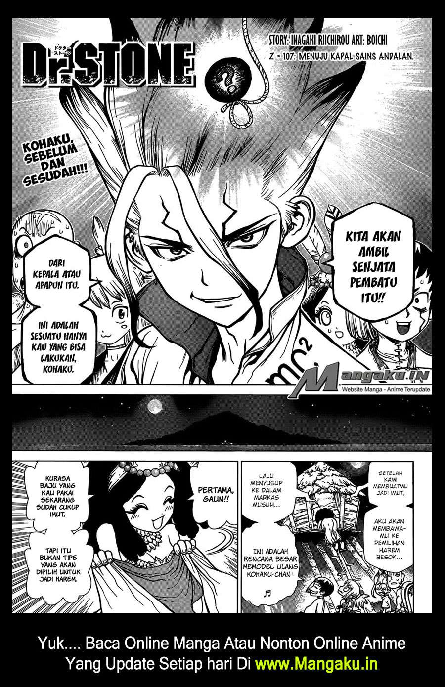 Dr. Stone Chapter 107 - halaman 2