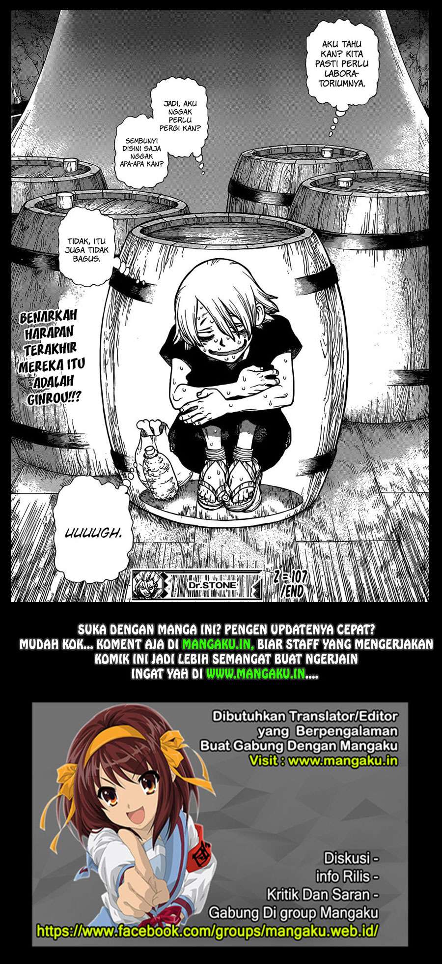 Dr. Stone Chapter 107 - halaman 20