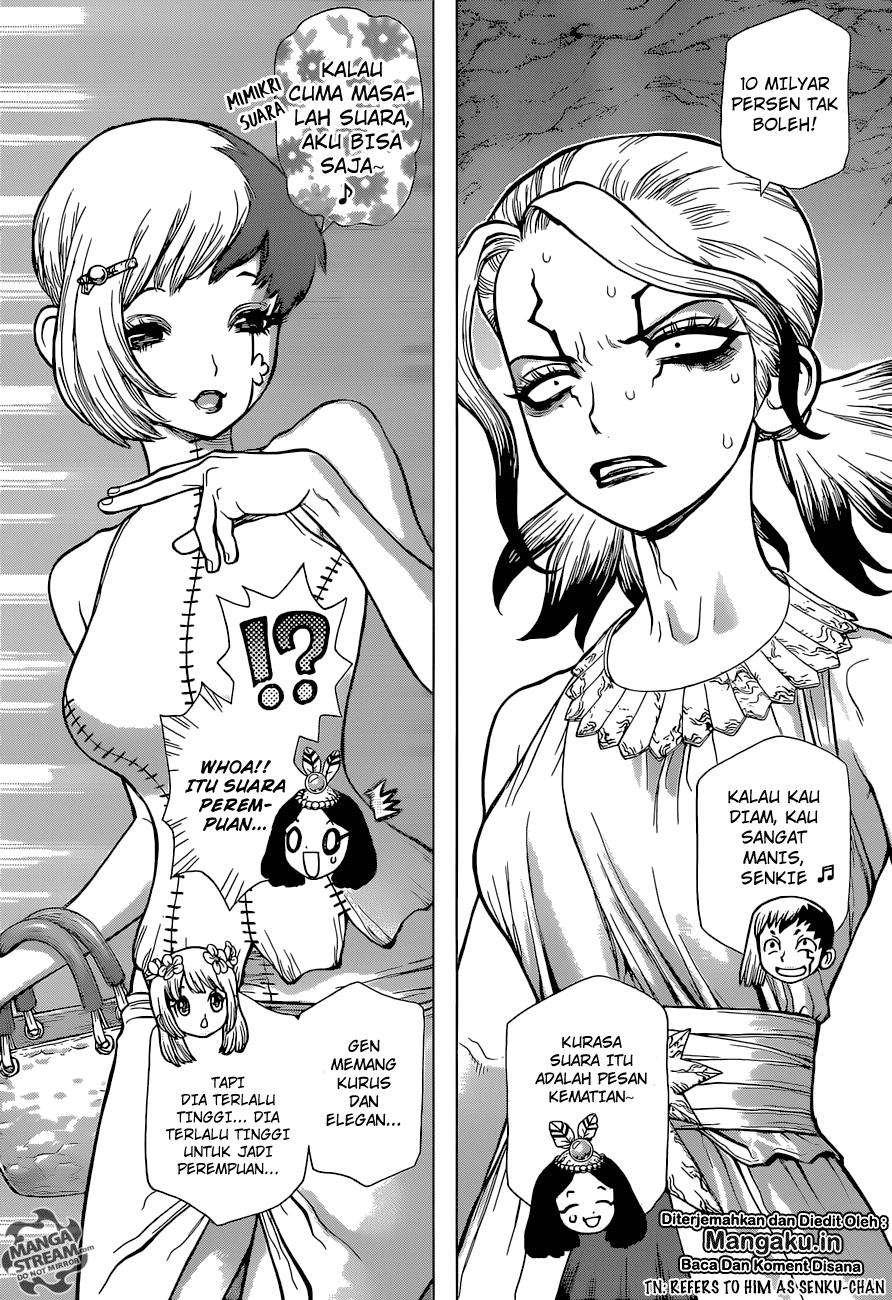 Dr. Stone Chapter 110 - halaman 17