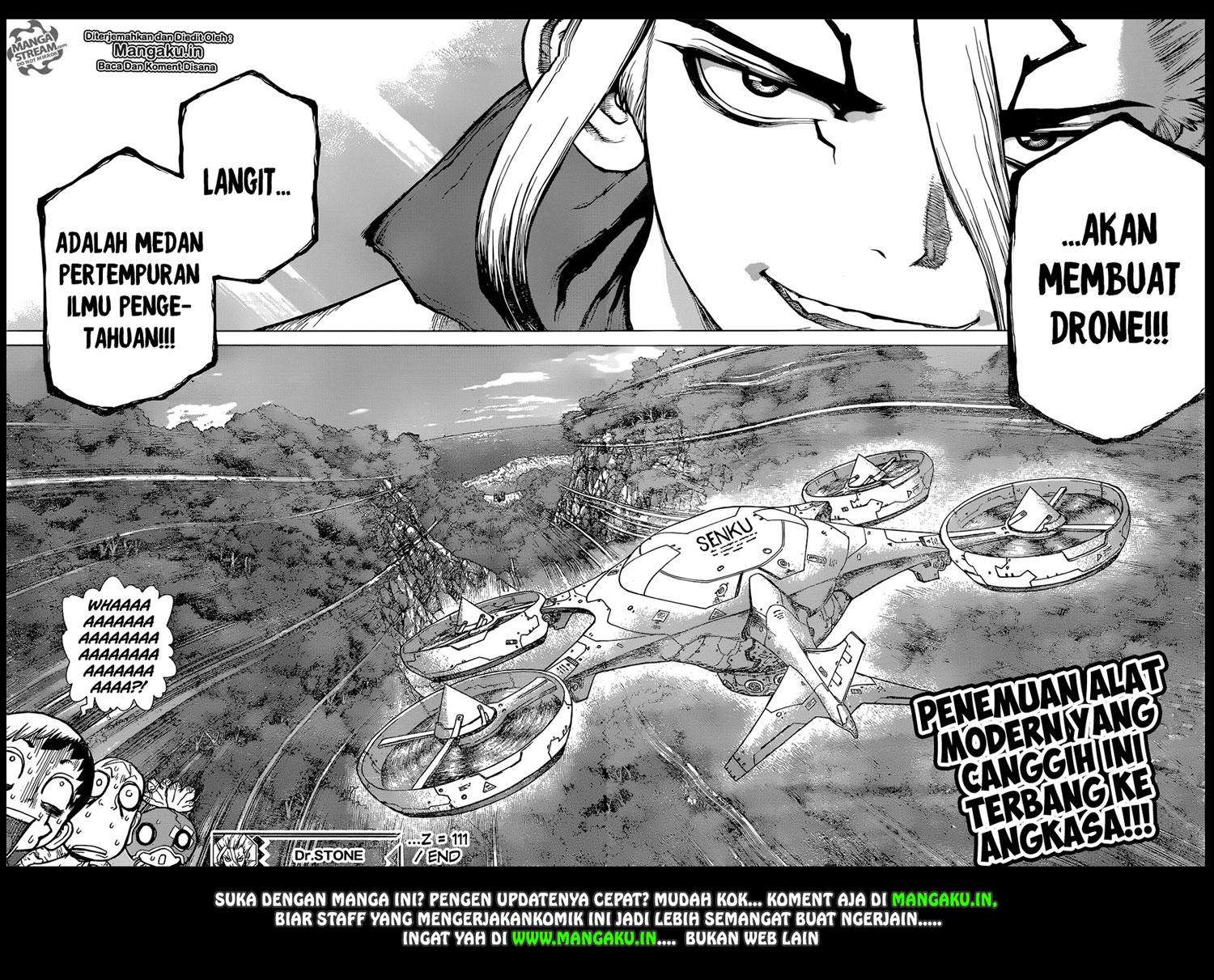 Dr. Stone Chapter 111 - halaman 21