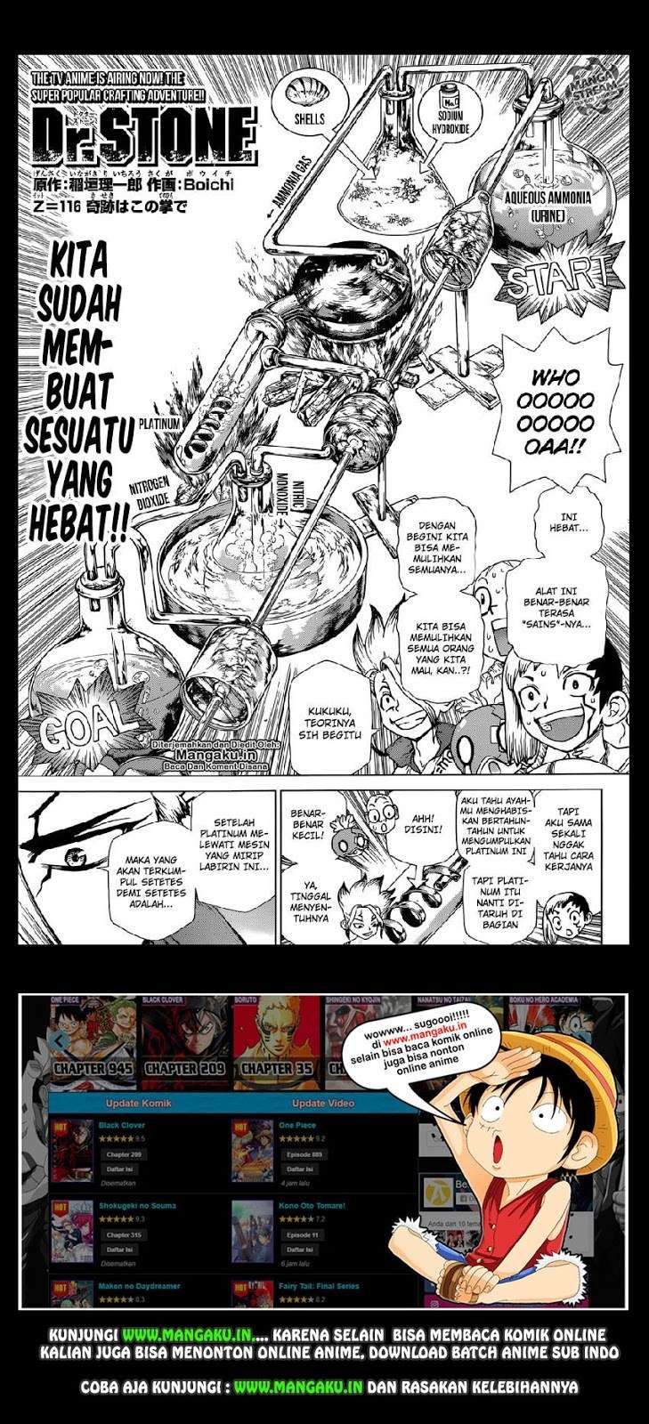 Dr. Stone Chapter 116 - halaman 2