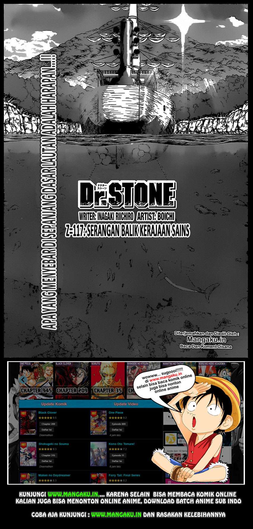 Dr. Stone Chapter 117 - halaman 2