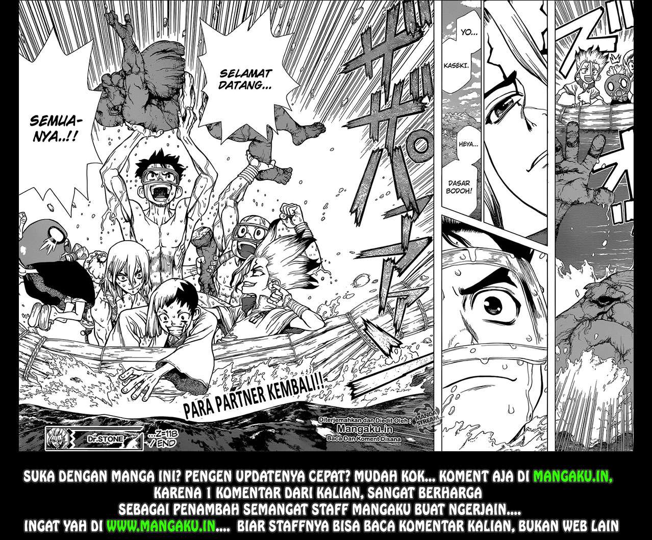 Dr. Stone Chapter 118 - halaman 18