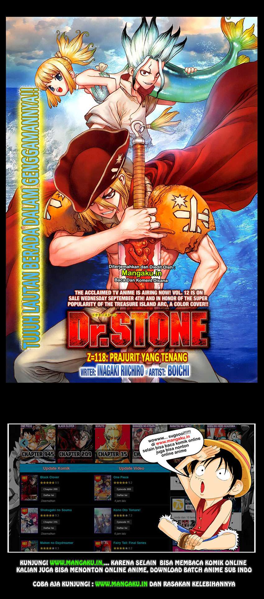 Dr. Stone Chapter 118 - halaman 2