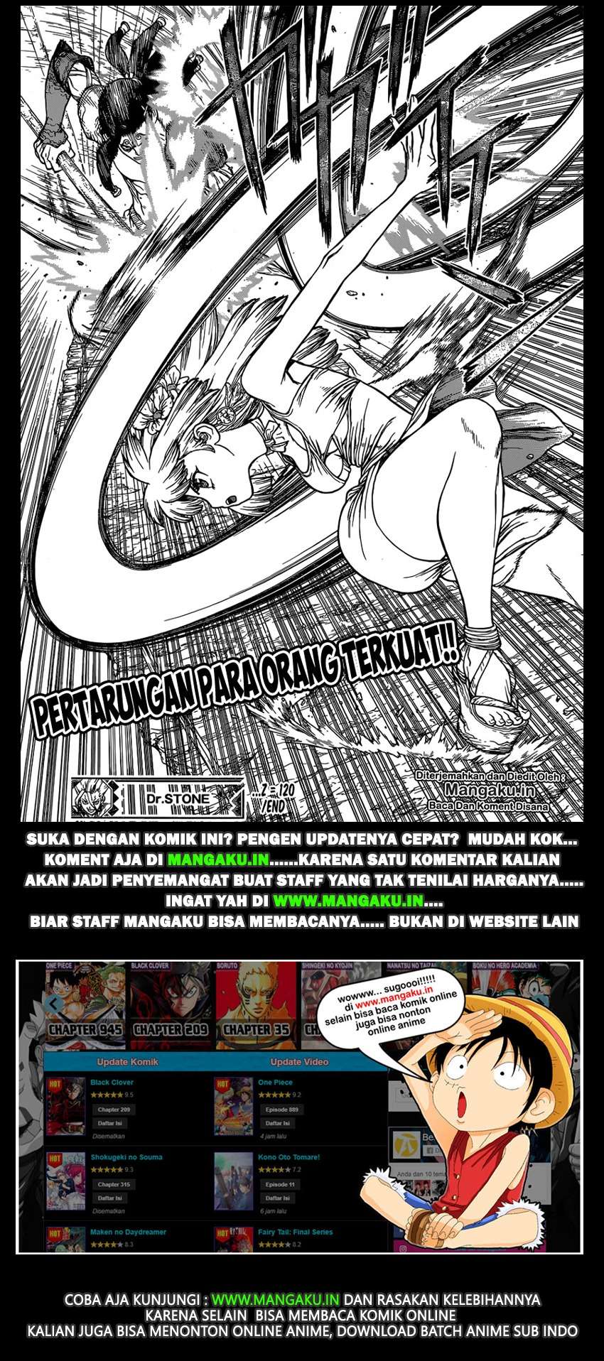 Dr. Stone Chapter 120 - halaman 21