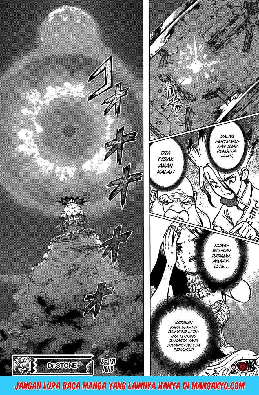 Dr. Stone Chapter 121 - halaman 17