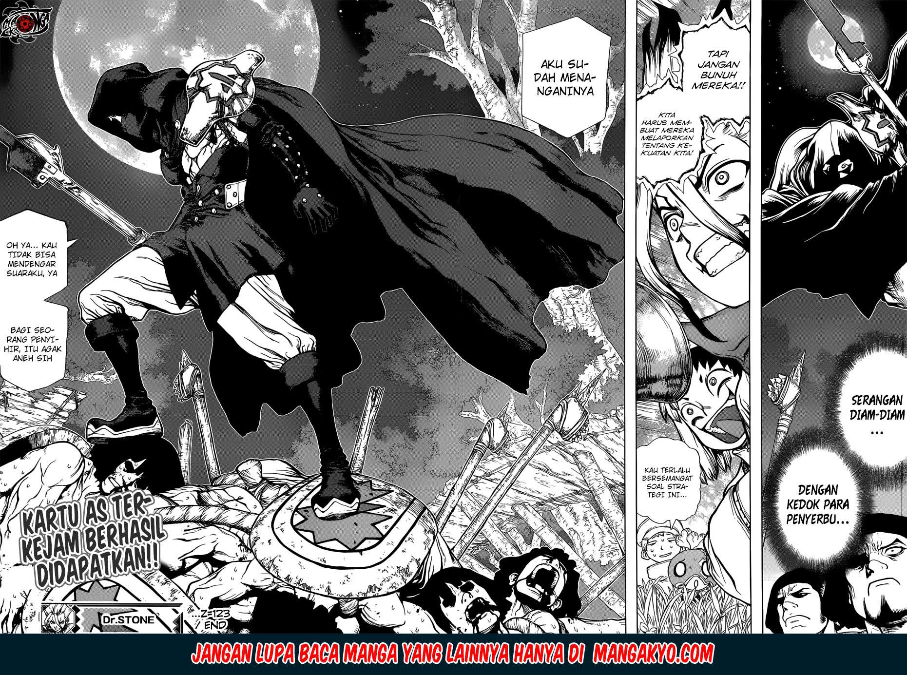 Dr. Stone Chapter 123 - halaman 18