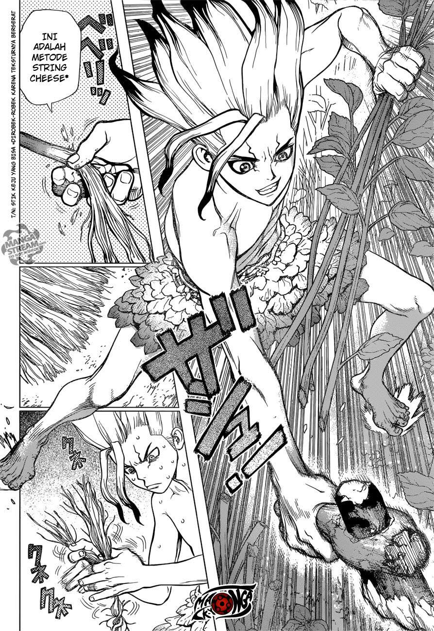 Dr. Stone Chapter 13 - halaman 14