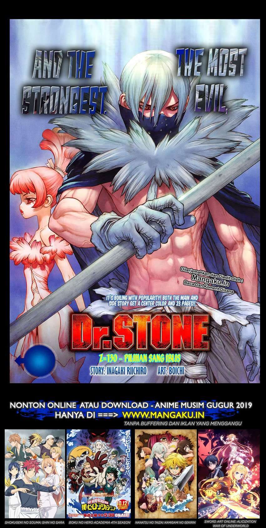 Dr. Stone Chapter 130 - halaman 2