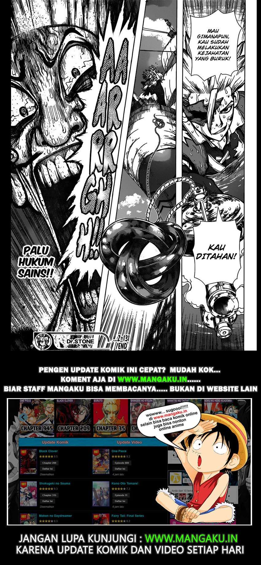 Dr. Stone Chapter 131 - halaman 18