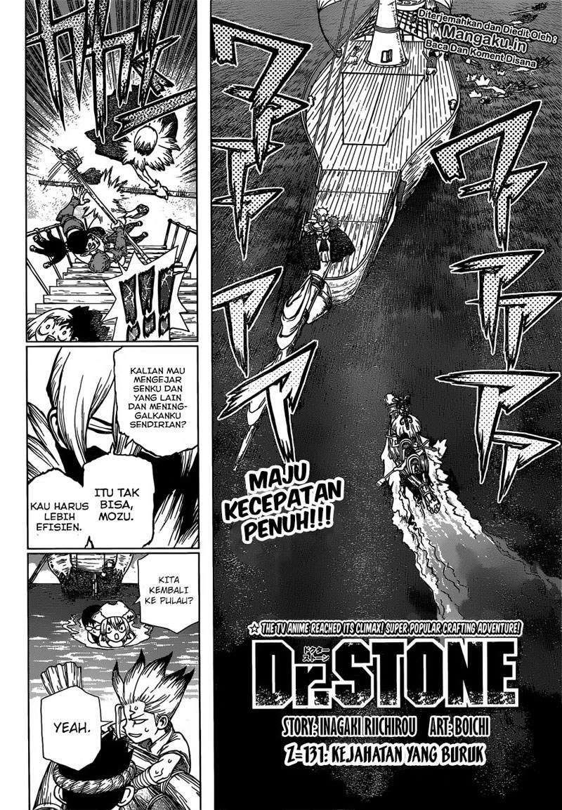 Dr. Stone Chapter 131 - halaman 3