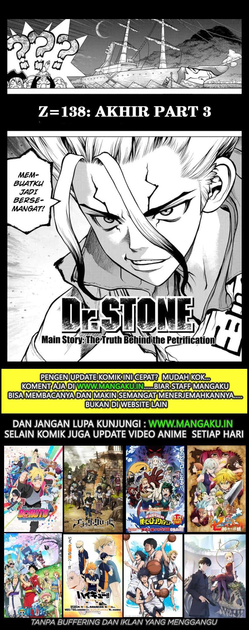 Dr. Stone Chapter 138 - halaman 20