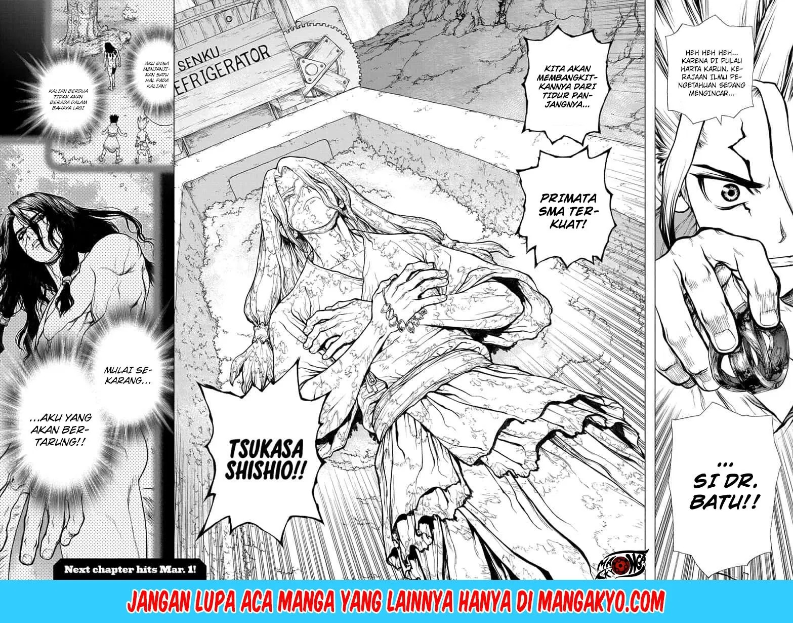 Dr. Stone Chapter 140 - halaman 16