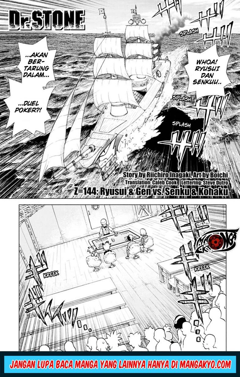 Dr. Stone Chapter 144 - halaman 1