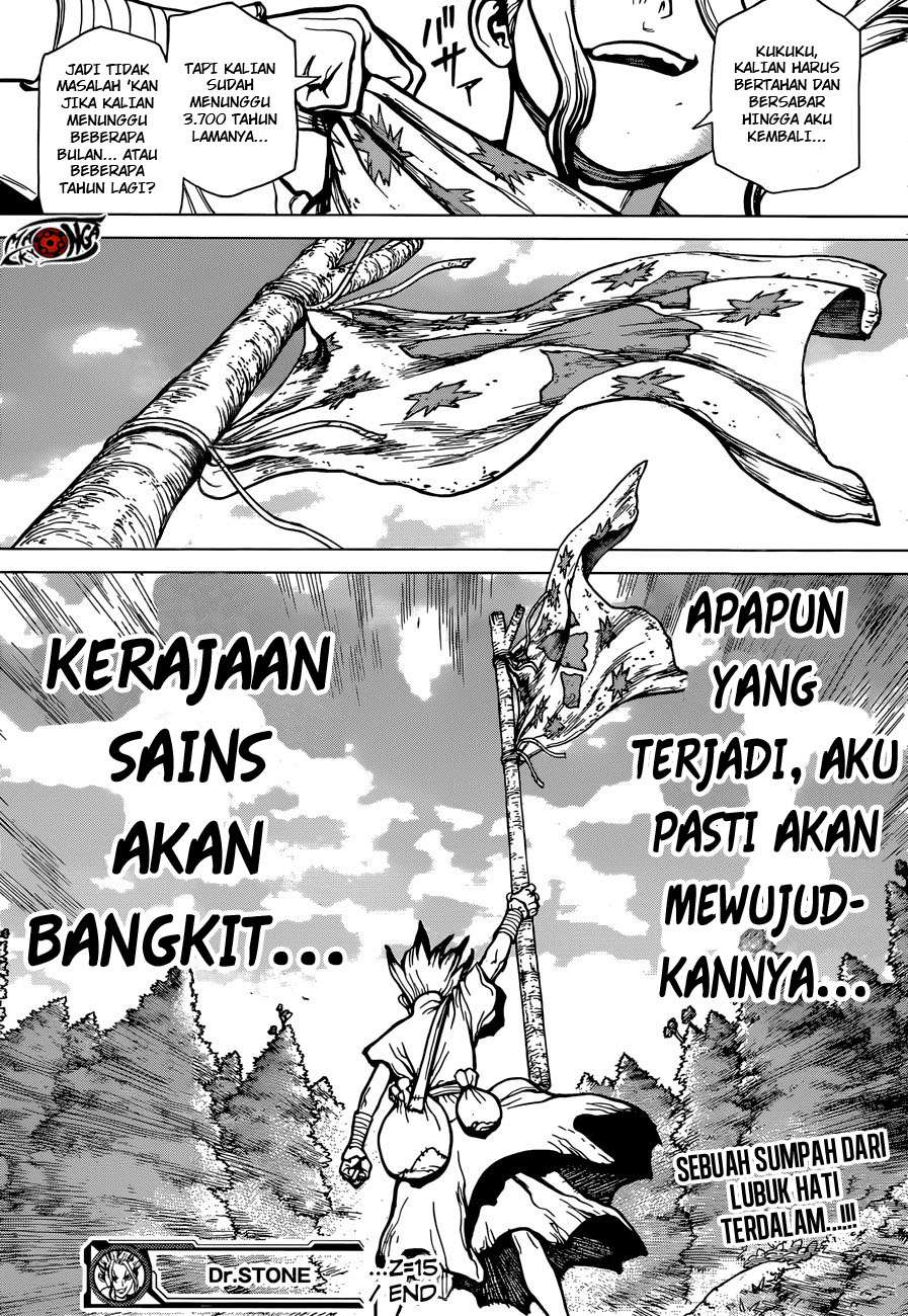 Dr. Stone Chapter 15 - halaman 19