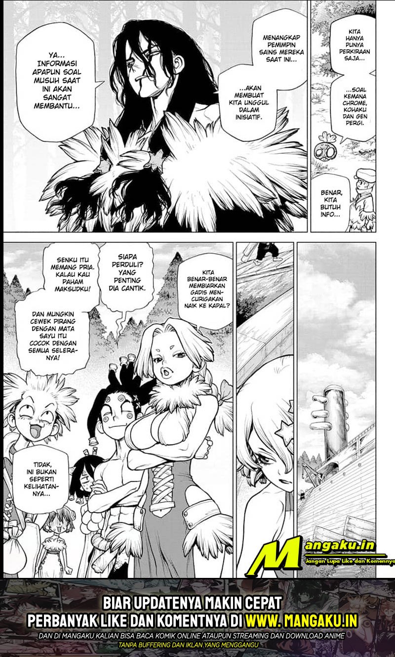 Dr. Stone Chapter 154 - halaman 16