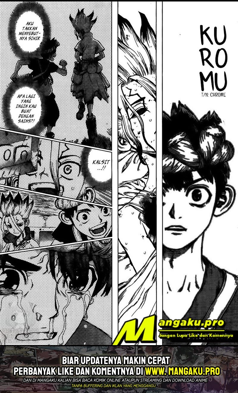 Dr. Stone Chapter 160 - halaman 17