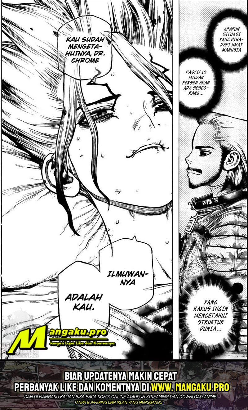 Dr. Stone Chapter 160 - halaman 18