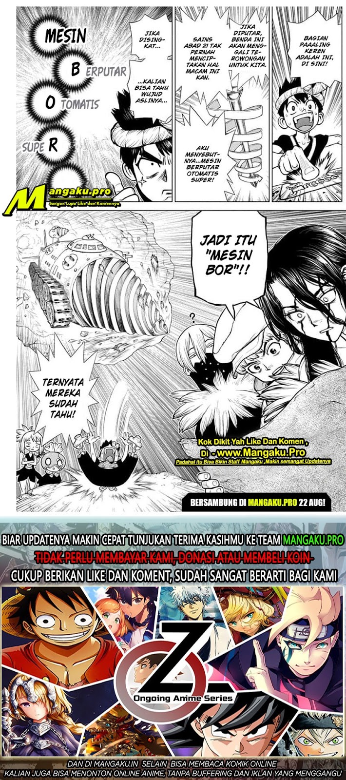 Dr. Stone Chapter 161 - halaman 19