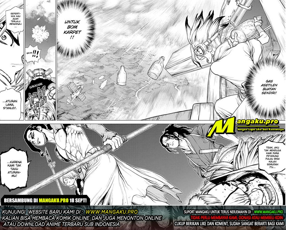 Dr. Stone Chapter 165 - halaman 18