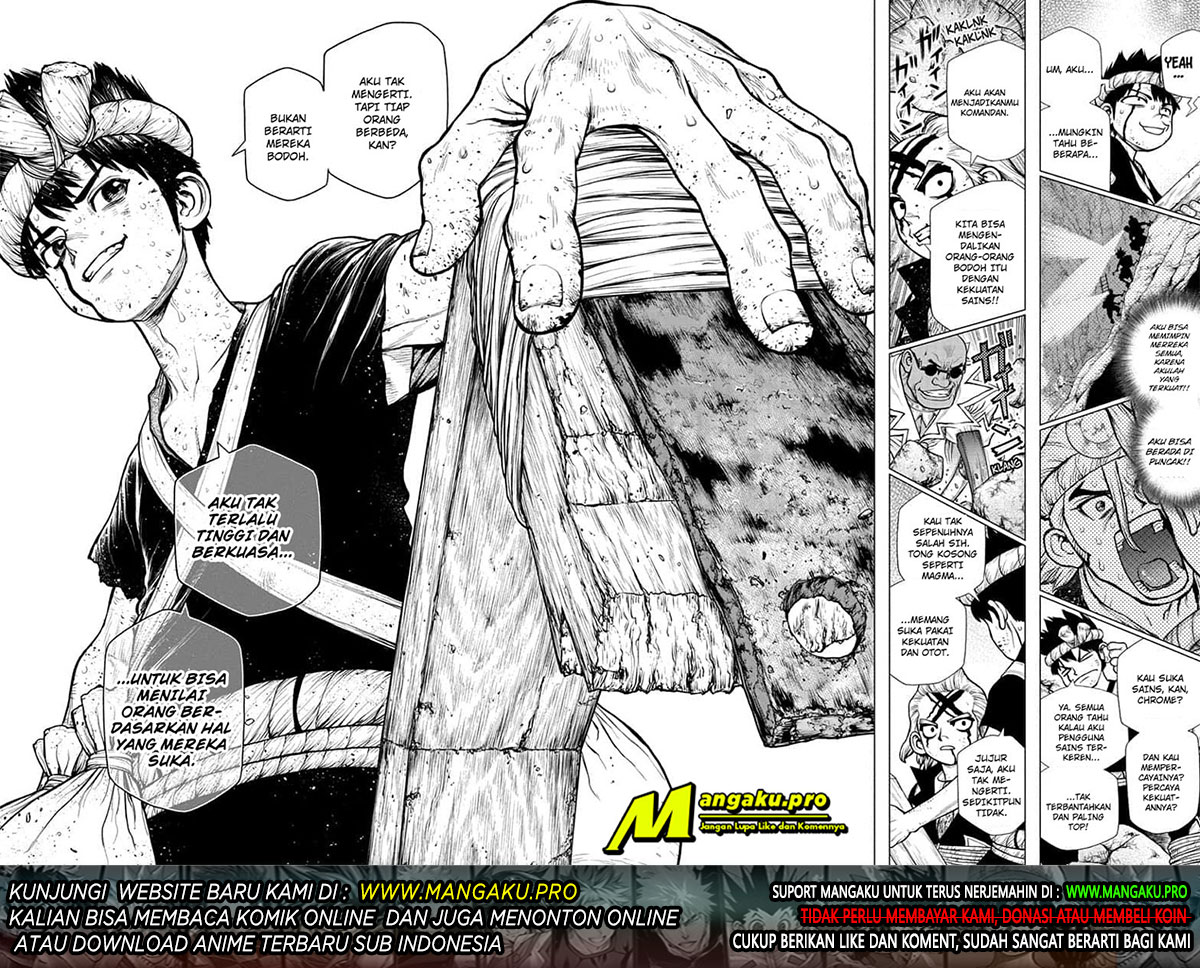 Dr. Stone Chapter 167 - halaman 15
