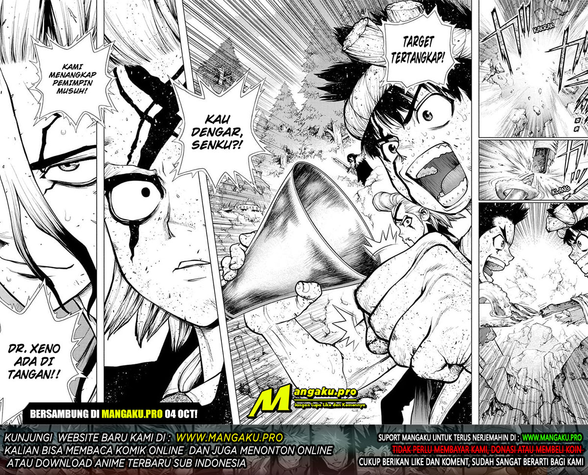 Dr. Stone Chapter 167 - halaman 16