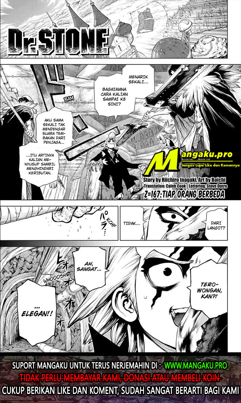 Dr. Stone Chapter 167 - halaman 2