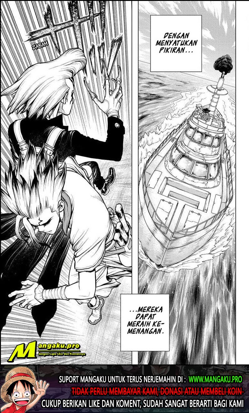 Dr. Stone Chapter 171 - halaman 18