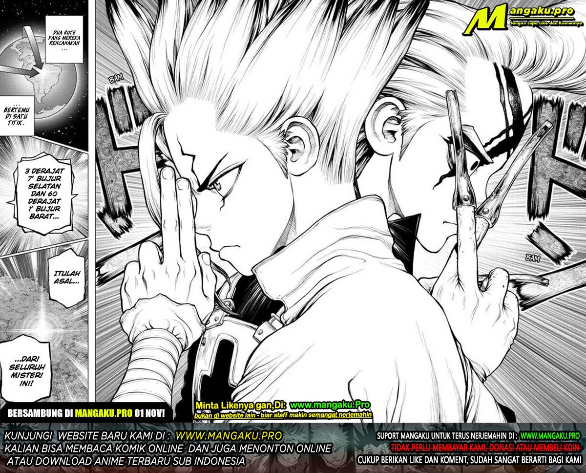 Dr. Stone Chapter 171 - halaman 19