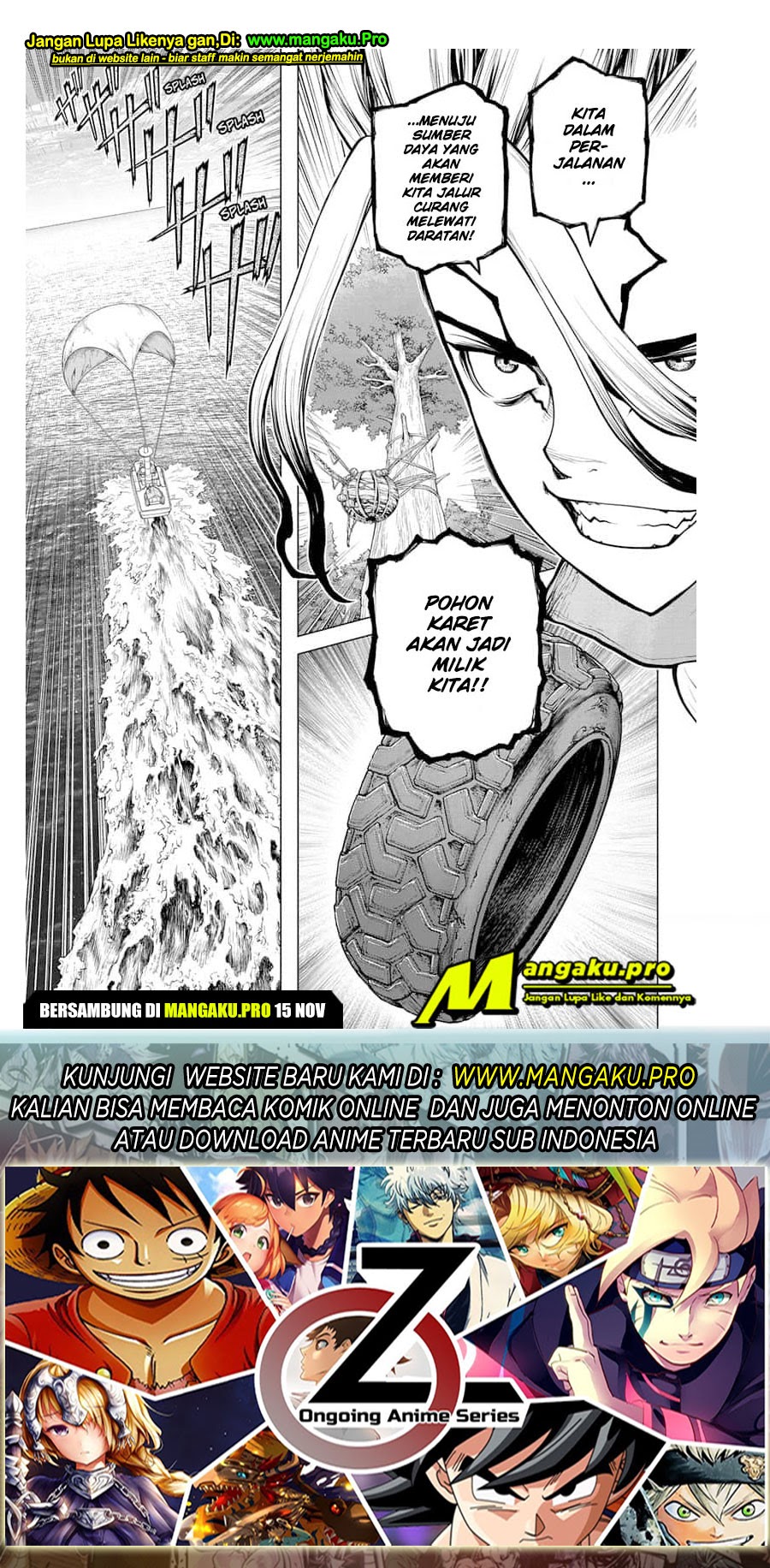 Dr. Stone Chapter 173 - halaman 19